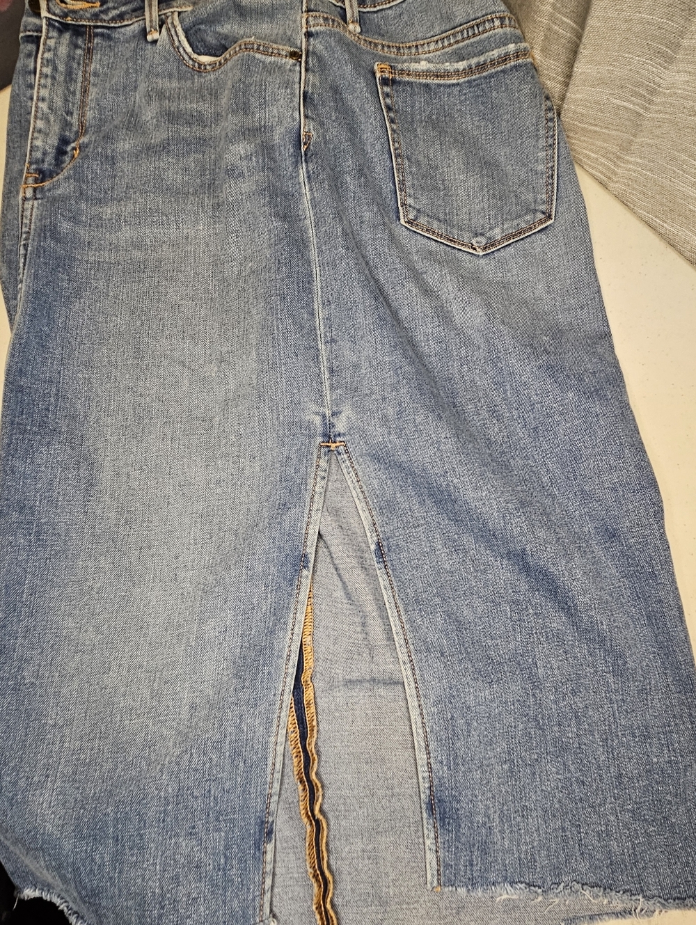 Sam Edelman The Maribelle Denim Skirt Size 27 Size 4 - Picture 14 of 16